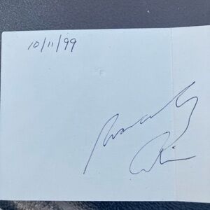Autographed Signature-Macaulay Culkin